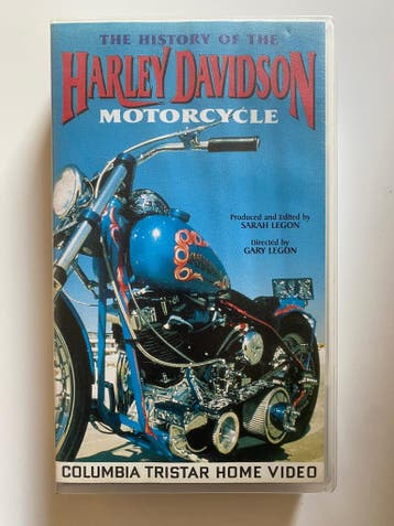THE HISTORY OF HARLEY DAVIDSON MOTORCYCLE (VHS), Cd's en Dvd's, Verzenden, Gebruikt