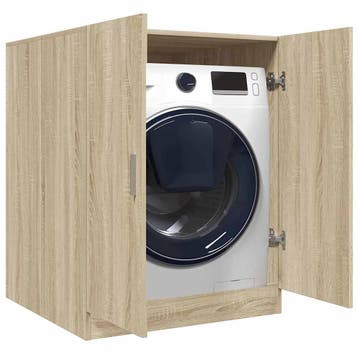 vidaXL Wasmachinekast 70,5x71,5x91,5 cm sonoma eikenkleurig, Witgoed en Apparatuur, Wasmachines, Verzenden, Nieuw
