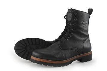 Panama Jack Veterboots in maat 39 Zwart, Kleding | Dames, Schoenen, Verzenden, Zwart, Overige typen, Zo goed als nieuw