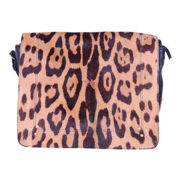 Jérôme Dreyfuss Igor Crossbody Tas - Luipaardprint Ponyhair, Verzenden, Zo goed als nieuw