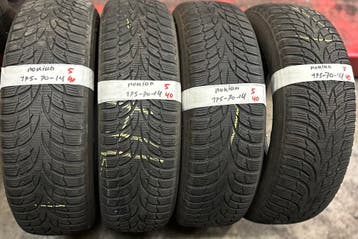 4x175-70-14 nokian winter 5mm €40 per band 175 70 14, Auto-onderdelen, Banden en Velgen, Ophalen, 14 inch, Gebruikt, 175 mm
