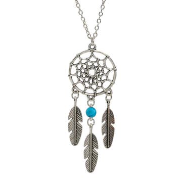 Fako Bijoux - Ketting - Vintage - Dromenvanger - Turquoise, Sieraden, Tassen en Uiterlijk, Kettingen, Verzenden, Nieuw