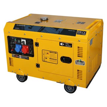 Dieselgenerator 8 kW geluidsgedempt, Ophalen, Nieuw