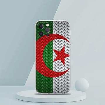 Transparante TPU Hoesje met Algerijnse Vlag - Schokbestendig, Verzenden, Nieuw