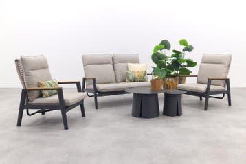 VDG Solaro/Velora verstelbare (4-persoons) stoel-bank, Verzenden, Nieuw, Overige materialen, Loungeset