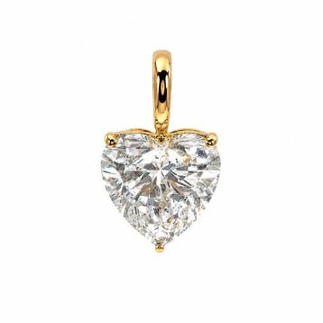 Zonder minimumprijs - Hanger - 14 karaat Geel goud - 4.02ct., Sieraden, Tassen en Uiterlijk, Antieke sieraden