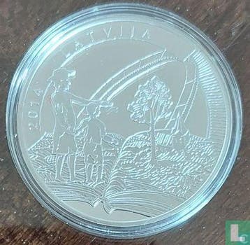 Letland 5 euro 2014 (PROOF) 300th anniversary of the bir..., Verzenden, Overige landen, Goud, 5 euro