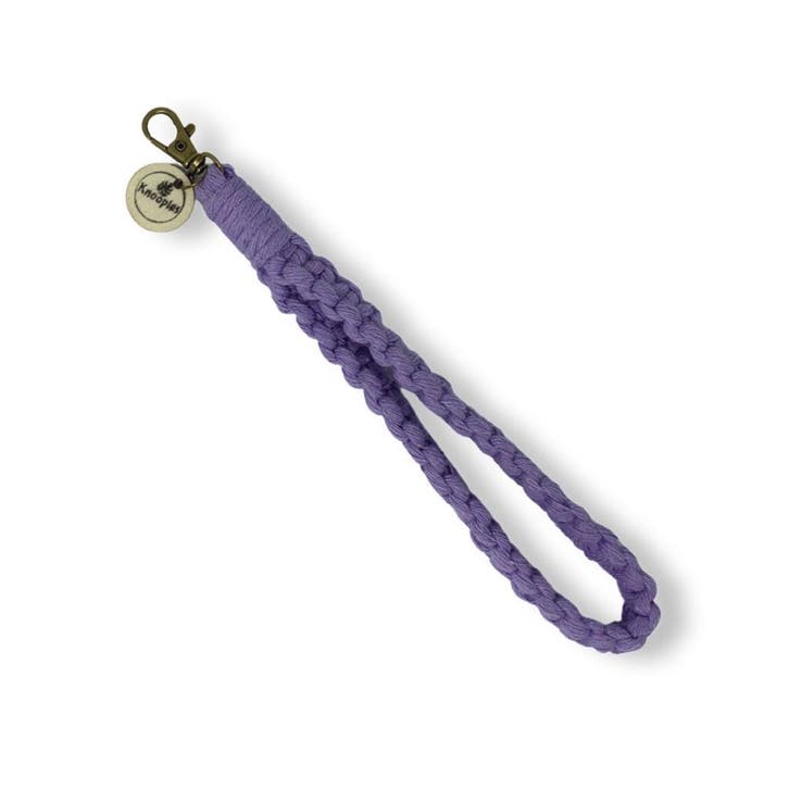 Macramé Pols Keycord - Katoen - Macramé - Handgemaakt in, Verzamelen, Sleutelhangers, Nieuw, Overige typen, Ophalen of Verzenden