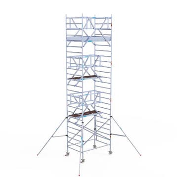 Rolsteiger Professional 135x305 8,2m werkhoogte vrijstaand, Verzenden, Nieuw, Rolsteiger of Kamersteiger, 5 meter of hoger