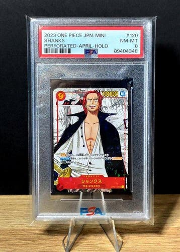 One Piece Japanese Graded card - Saikyo Jump Mini - Shanks, Nieuw