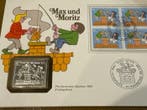 Zwitserland. Medal 1984 Max und Moritz - 10g (.999) (Zonder
