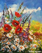 Pentti Vainio - “Chromatic Symphony of Summer”, Antiek en Kunst, Kunst | Schilderijen | Klassiek