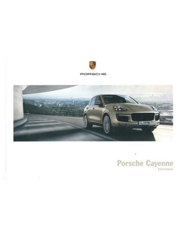 2016 PORSCHE CAYENNE HARDCOVER BROCHURE SPAANS, Nieuw, Porsche, Author