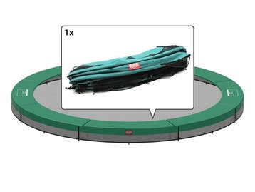 Beschermrand groen 430 cm voor Berg Inground Favorit tram..., Ophalen of Verzenden, Nieuw
