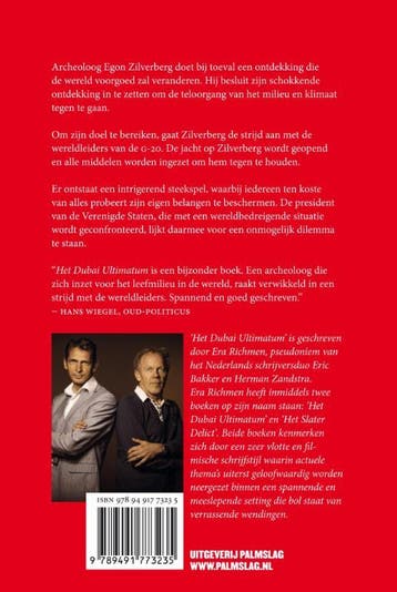 Het Dubai ultimatum 9789491773235 Era Richmen, Verzenden, Zo goed als nieuw, Era Richmen