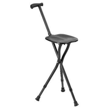 MultiMotion wandelstok met zitje - Zwart, Ophalen of Verzenden, Nieuw