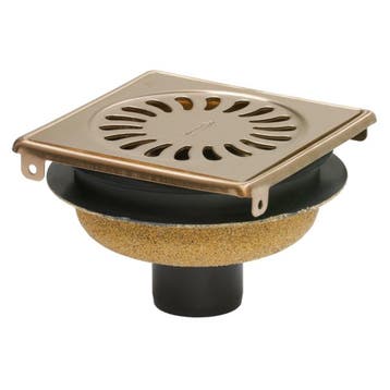 Douchput Rosé Gold | RVS | ABS | 146 x 146 x 103 mm, Verzenden, Nieuw in verpakking
