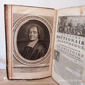 Louis MORÉRI [ Grand format in-folio] - Le grand