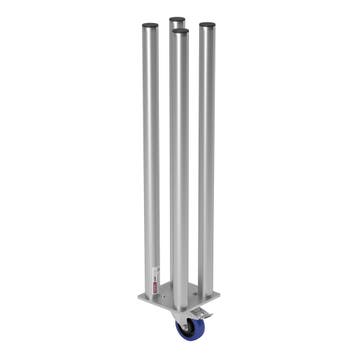 FORTEX STAGE750 Quattro poot met zwenkwiel/rem podiumhoogte, Verzenden, Nieuw