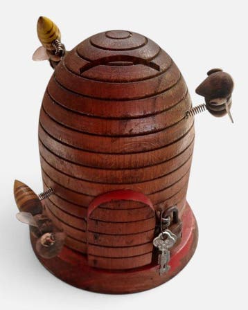 Spaarpot - Hout