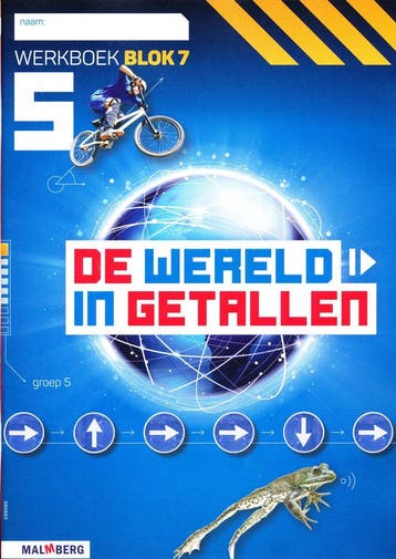 De wereld in Getallen versie 5 Werkboek blok 7 groep 5 (per, Boeken, Verzenden, Nieuw