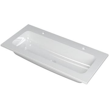 INK Faktor Wastafel Polystone Centraal met 2 Kraangaten -, Ophalen of Verzenden, Nieuw