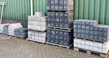 ACTIE ! Betonpoeren: 20x20 / 15x15 / 12x12 / 10x10 Betonpoer, Ophalen, Nieuw
