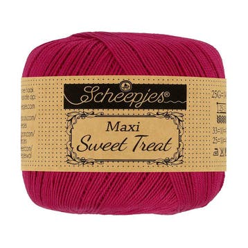 Scheepjes Maxi Sweet Treat - 192 scarlet - Gemerceriseerd, Ophalen of Verzenden, Nieuw