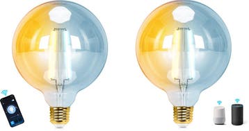 E27 LED lamp - Dimbaar - Filament lamp - 6W - 2 stuks - Aigo, Verzenden, Zo goed als nieuw