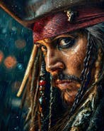 AT9 - [Canvas L] Jack Sparrow - LAnima del Pirata, Nieuw