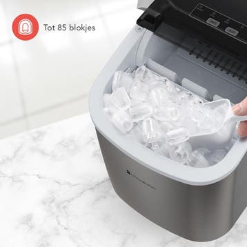 2dekans | KitchenBrothers IJsblokjesmachine - 1.2L - 7-10, Ophalen of Verzenden, Zo goed als nieuw