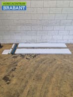 RVS Dubbel Wandschap schap 200 x 30 cm Horeca, Ophalen of Verzenden, Nieuw in verpakking