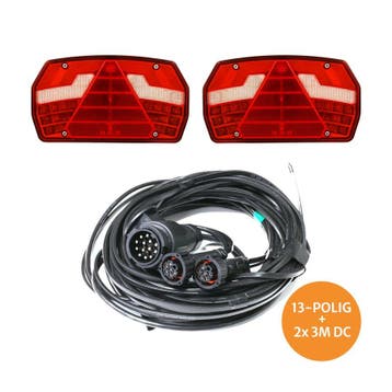 LED Verlichtingsset Aanhanger Dasteri DSL-4200, 5m | + 2x 3m, Ophalen of Verzenden, Nieuw