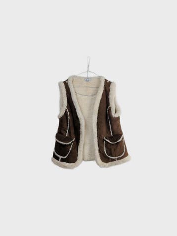 Shape Fleece bodywarmers Heren maat M Bruin Vintage, Ophalen of Verzenden, Nieuw