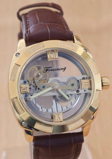 Forsining - Skeleton - Zonder minimumprijs - Automatic -, Sieraden, Tassen en Uiterlijk, Horloges | Heren, Nieuw