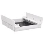 vidaXL Zandbak 95x90x15 cm vurenhout wit, Kinderen en Baby's, Speelgoed | Buiten | Zandbakken, Verzenden, Nieuw