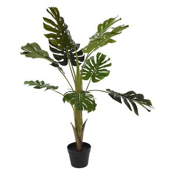 Kunstplant Monstera | Gardalux | 110 cm (In pot), Huis en Inrichting, Verzenden, Nieuw