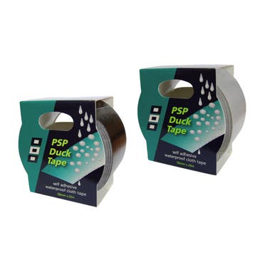 Watervaste Ducktape XXL in zwart en zilver-grijs, 50mm x 25, Watersport en Boten, Ophalen of Verzenden, Nieuw