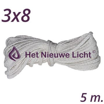 kaarsen lont 3x8 kaarsen gieten, Ophalen of Verzenden, Nieuw