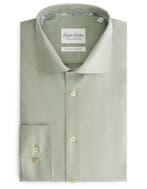 2dekans | Boston Brothers Non-Iron Overhemd – Heren – Slim, Ophalen of Verzenden, Zo goed als nieuw, Boston Brothers