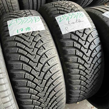 2 x Falken 215-55-18 Winterbanden 8mm, 18 inch, Band(en), Personenwagen, Gebruikt