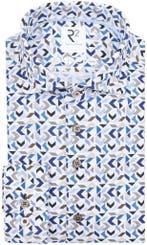 R2 Overhemd Sorona Print Multicolour maat 41 Heren, Verzenden, Nieuw, R2 Amsterdam