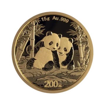 15 gram gouden Panda munt 2026, Verzenden
