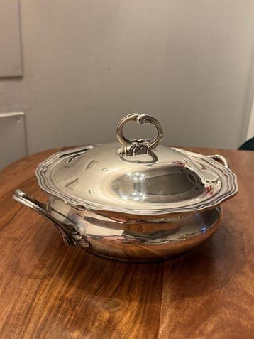 Kookpan - Metaal, Zilver - verzilverd pot