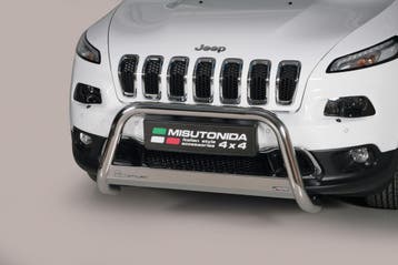 Pushbar | geschikt voor Jeep | Cherokee 14- 5d suv. | RVS rv, Verzenden