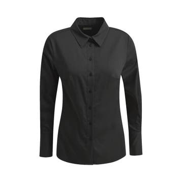 Milano Italy • zwarte katoenen blouse • 36, Verzenden, Zwart, Maat 36 (S), Milano Italy