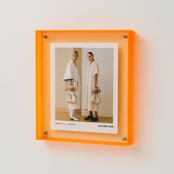 Acryl Fotolijst 25x25 cm – Oranje Design, Nieuw
