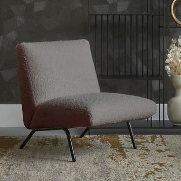 *WOONWINKEL* Teddy Fauteuil Modern Design Taupe, Huis en Inrichting, Fauteuils, Verzenden, Nieuw