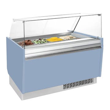 GGM Gastro | Ijsvitrine LIAM - 1560mm - Statisch - voor |, Verzenden, Nieuw in verpakking