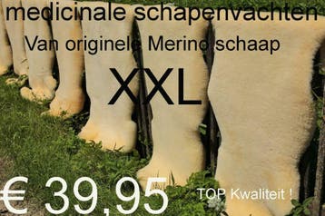 Medicinale gezondheidsvacht 100% MERINO schapenvacht € 39,95, Ophalen of Verzenden, Nieuw